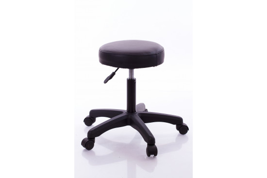 Meistri Tool (massööri tool) ROUND-1 Must Kosmeetikute toolid
