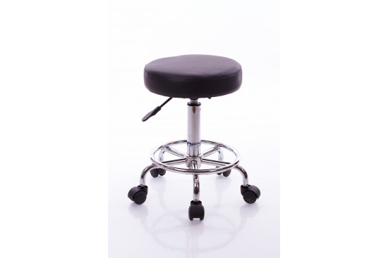 Meistri Tool (massööri tool) ROUND-2 Must Kosmeetikute toolid