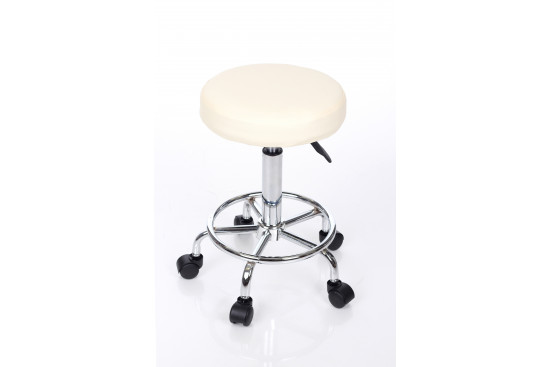 Stool for Master ROUND-2 Cream Beauty chairs
