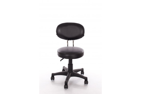 Meistri Tool (massööri tool) ROUND-3 Must Kosmeetikute toolid