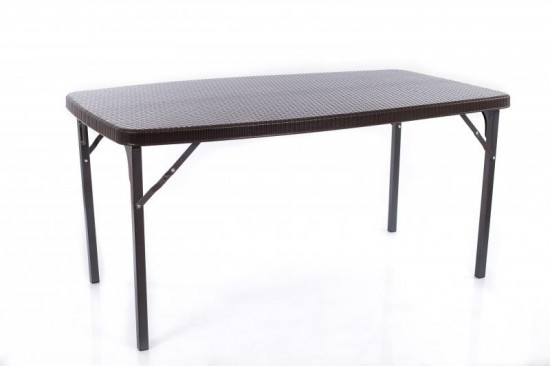 Folding Table 152 x 84 cm (brown) Folding furniture