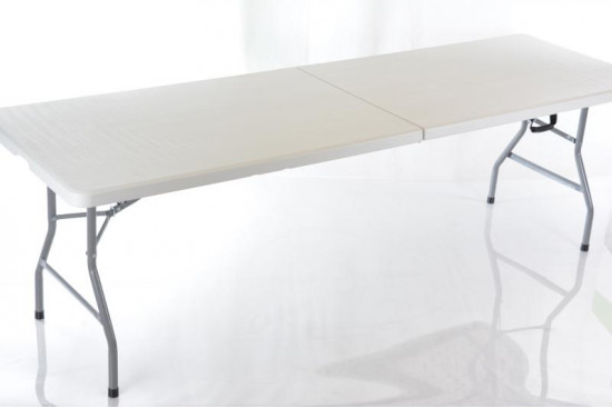 Folding Table 244 x 76 cm (white) Folding furniture