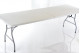 Kokkupandav Laud 244 x 76 cm (valge) Kokkupandav mööbel