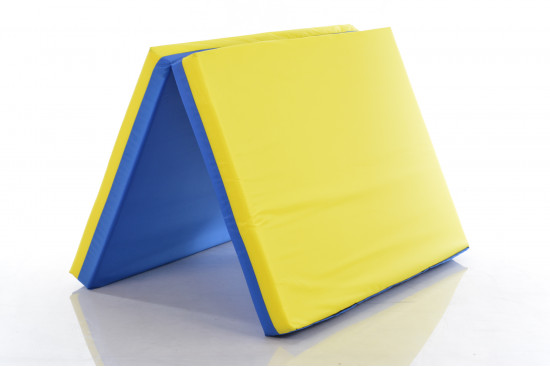 Safety mat 80x120 cm blue-yellow Soft modules and mats