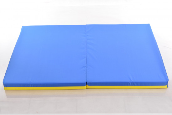Safety mat 66x160 cm blue-yellow Soft modules and mats