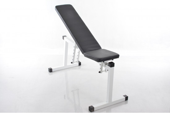 Gym bench with bar support