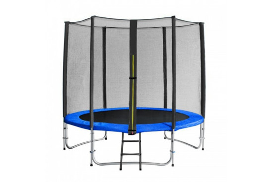 Trampoline 2,44 m with safety net and ladder